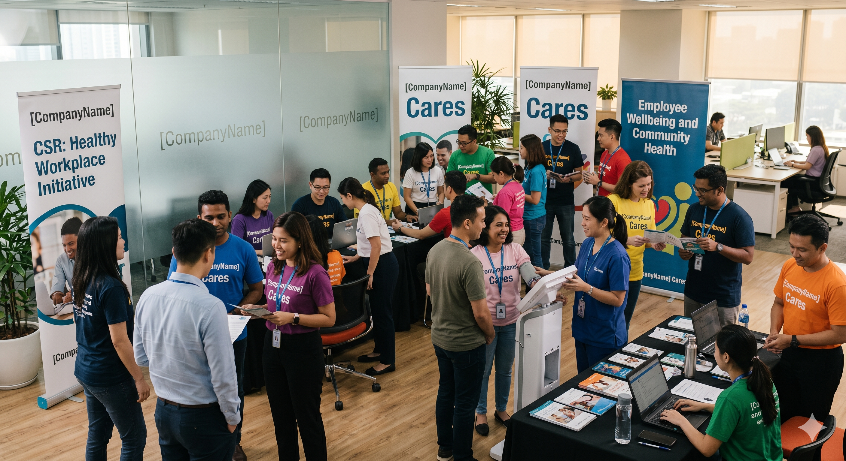 Corporate CSR health initiative