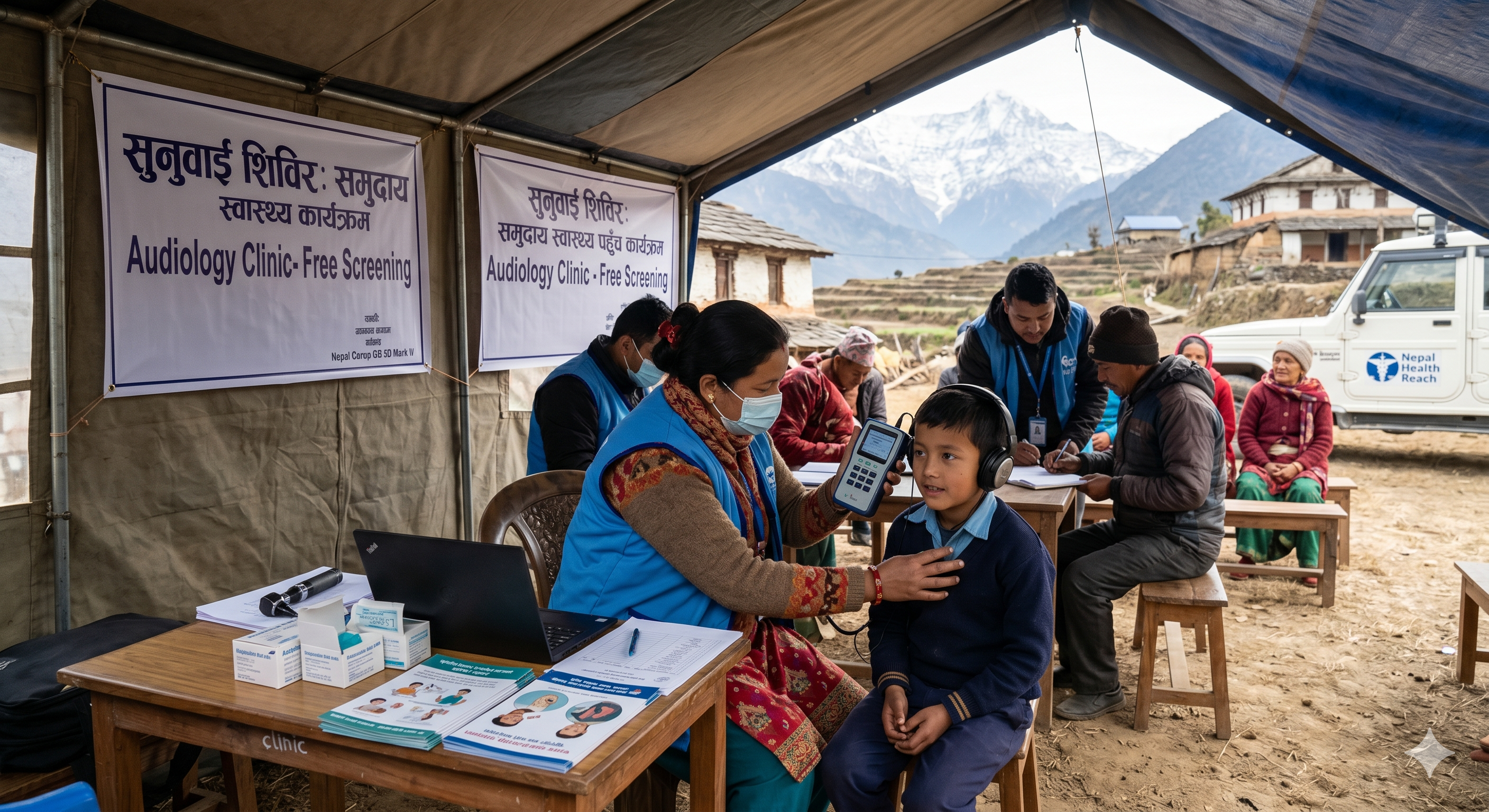 Hearing screening in Nepal